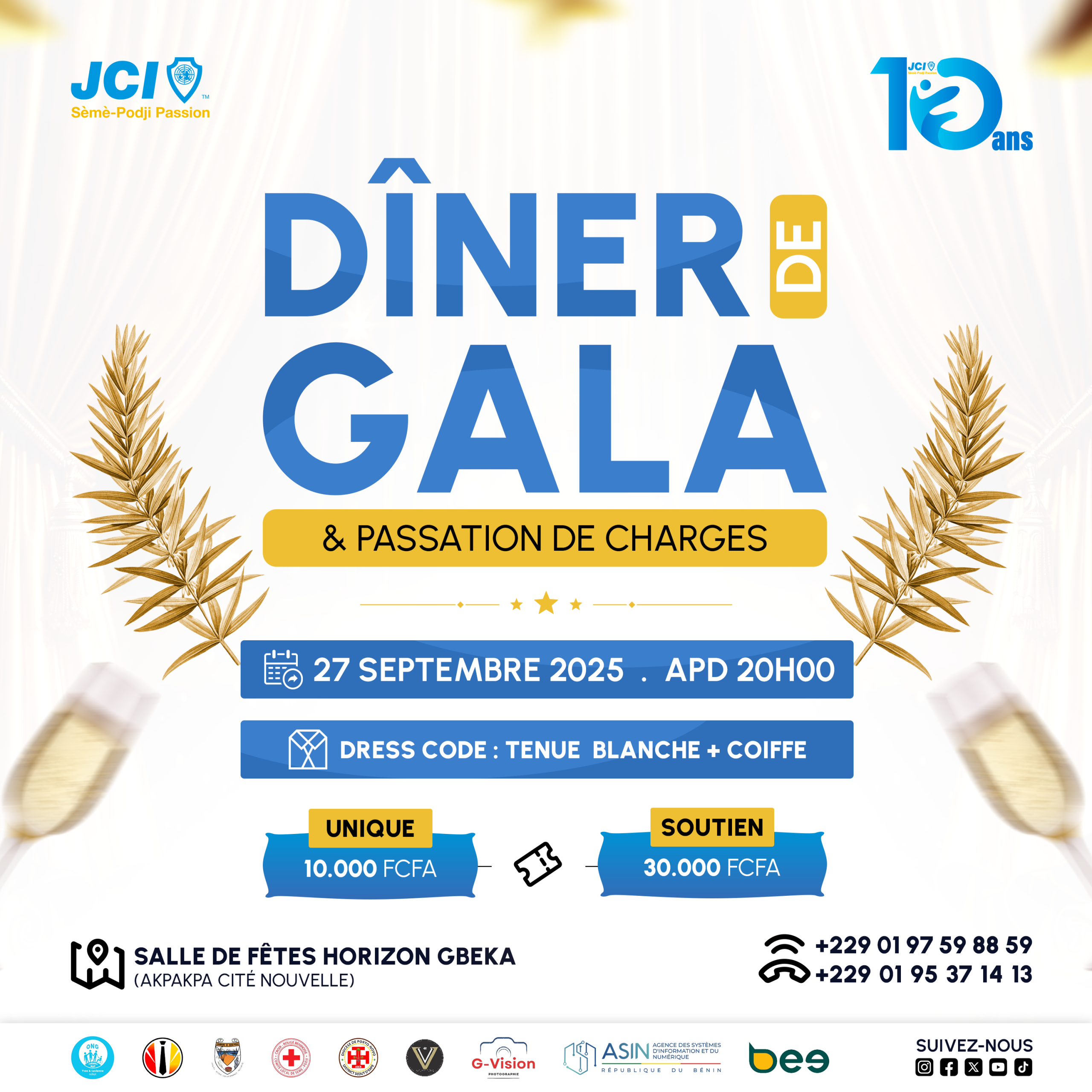 10 ans JCI Sèmè-Kpodji