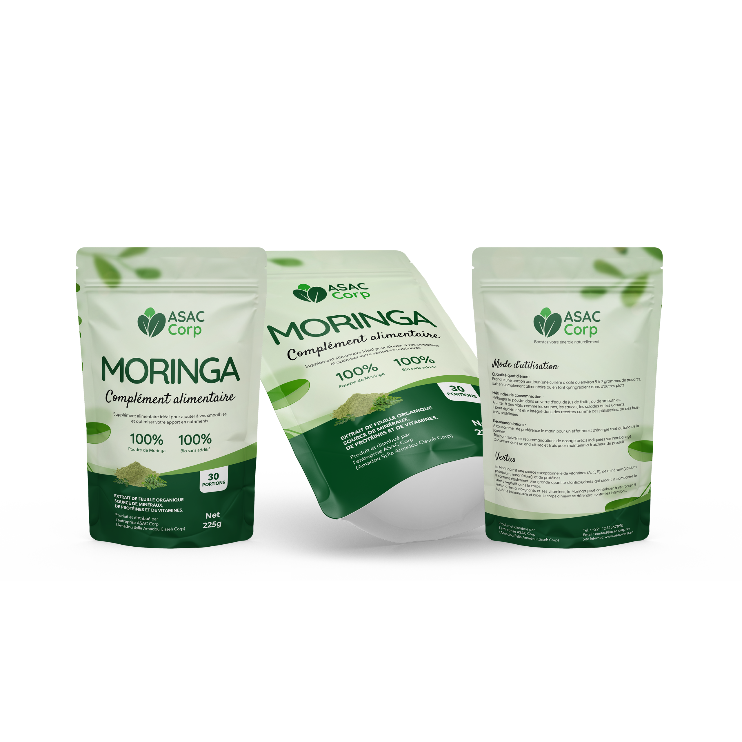 PACKAGING MORINGA ASAC CORP